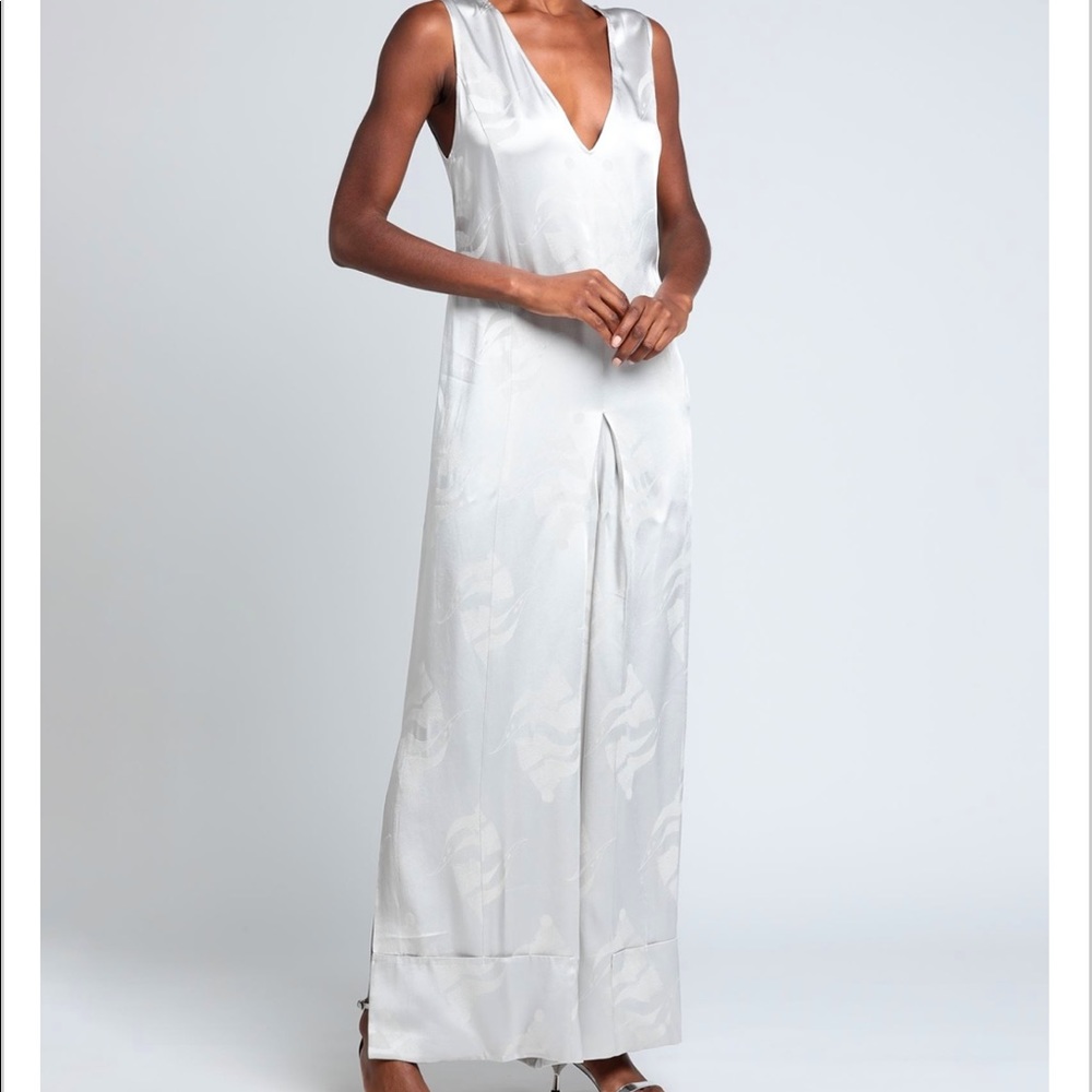 EMPORIO ARMANI Light Grey Jumpsuit Size 44